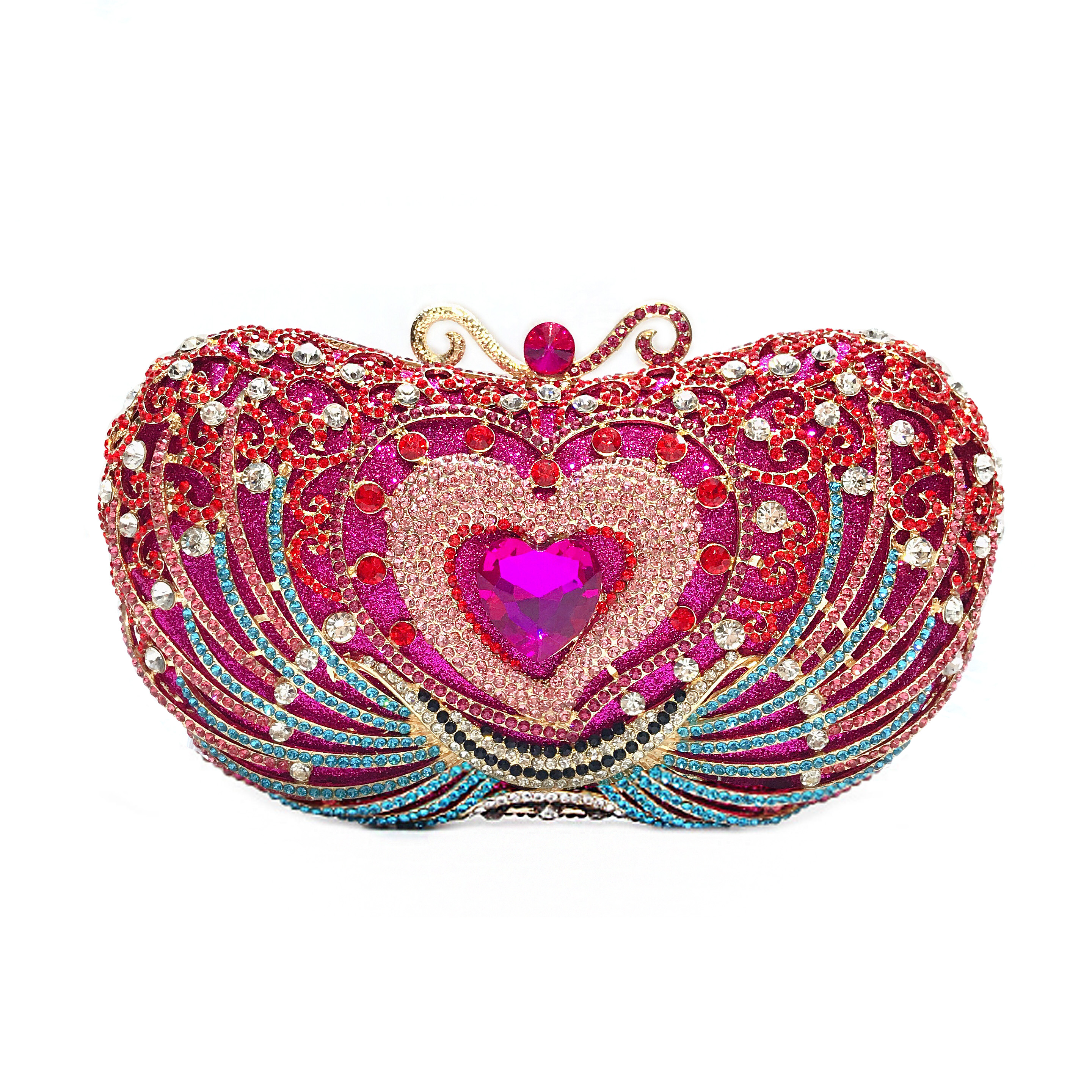 Women Bags Price - Cheap Price Love Heart Shape Diamond