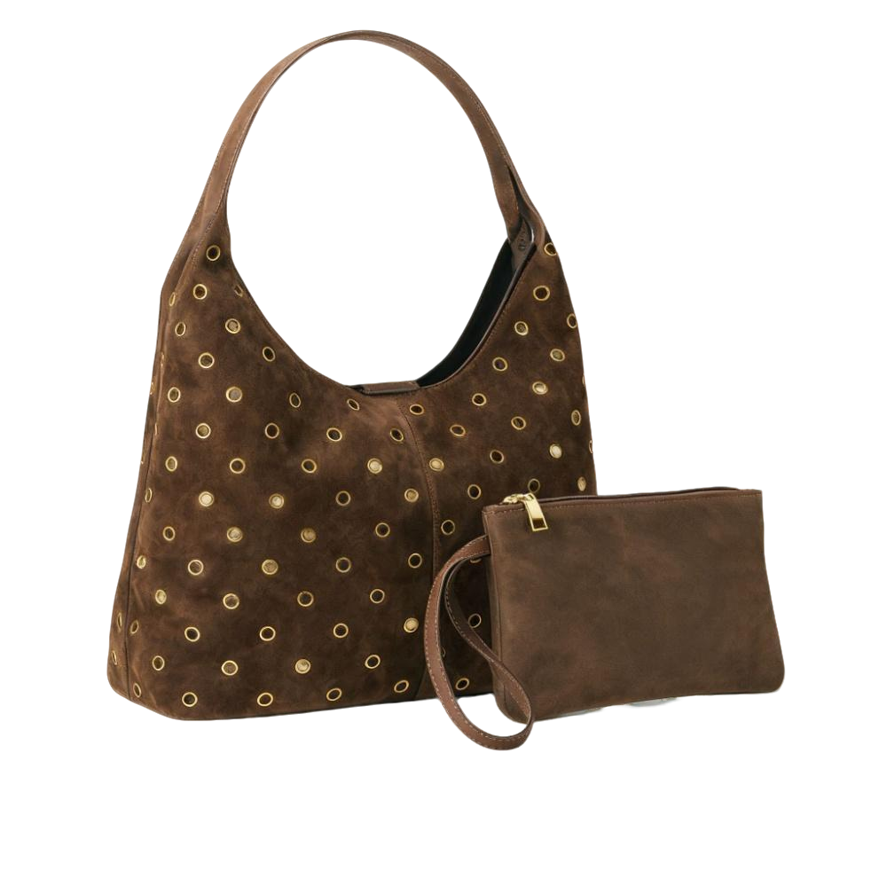 Women Bags Aldo - Suede Metal Studded Tote Bag with