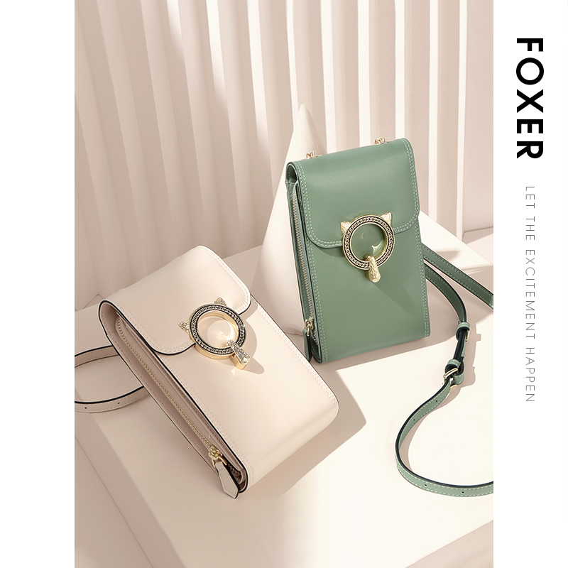 Women'S Bags Jacquemus - FOXER Brand Split Leather Cellphone Bag