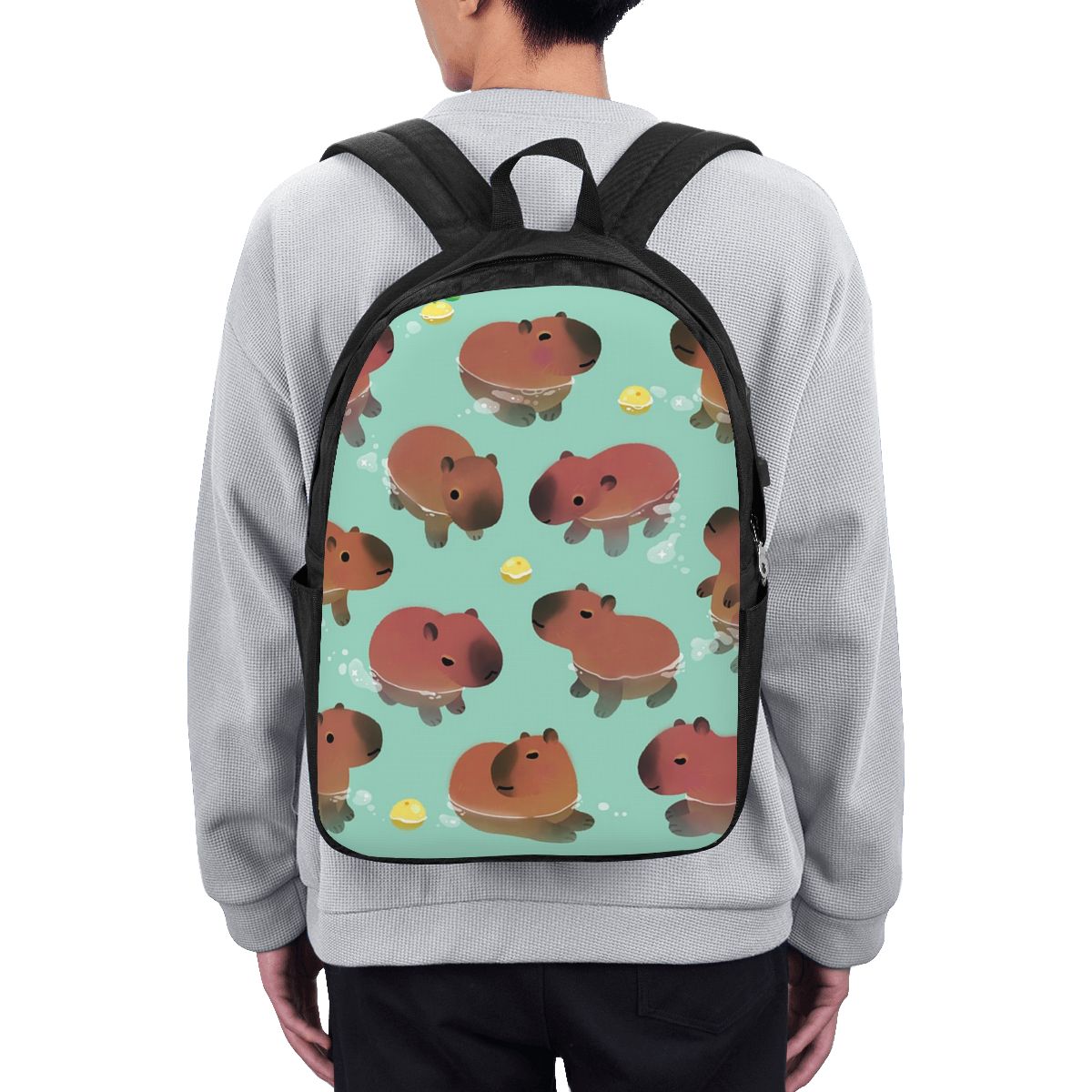 Capybara Animal Pattern Backpa - Women Bags For Laptop 评论和价格