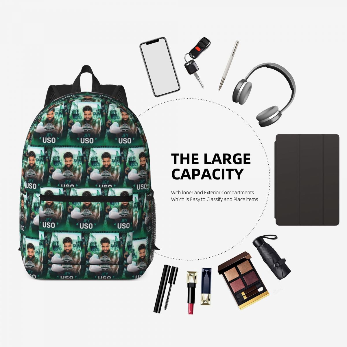 Winner WWE Jey Uso Backpack Da - Women Bags Winners 评论和价格
