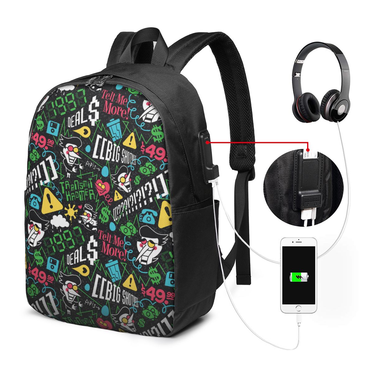 Deltarune SPAMTON G Backpack T - Women Bags For Laptop 评论和价格