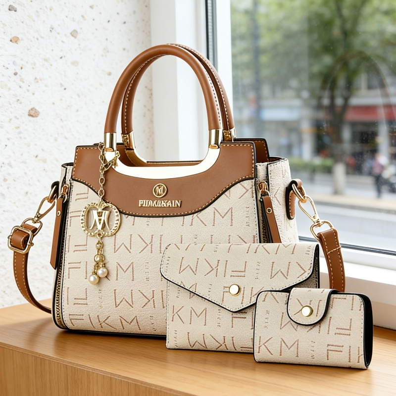 3-piece set of light luxury hi - Women Bags Luxury 评论和价格