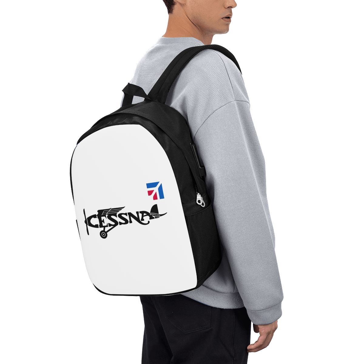 Cessna Logo Backpack Travel No - Women Bags For Laptop 评论和价格