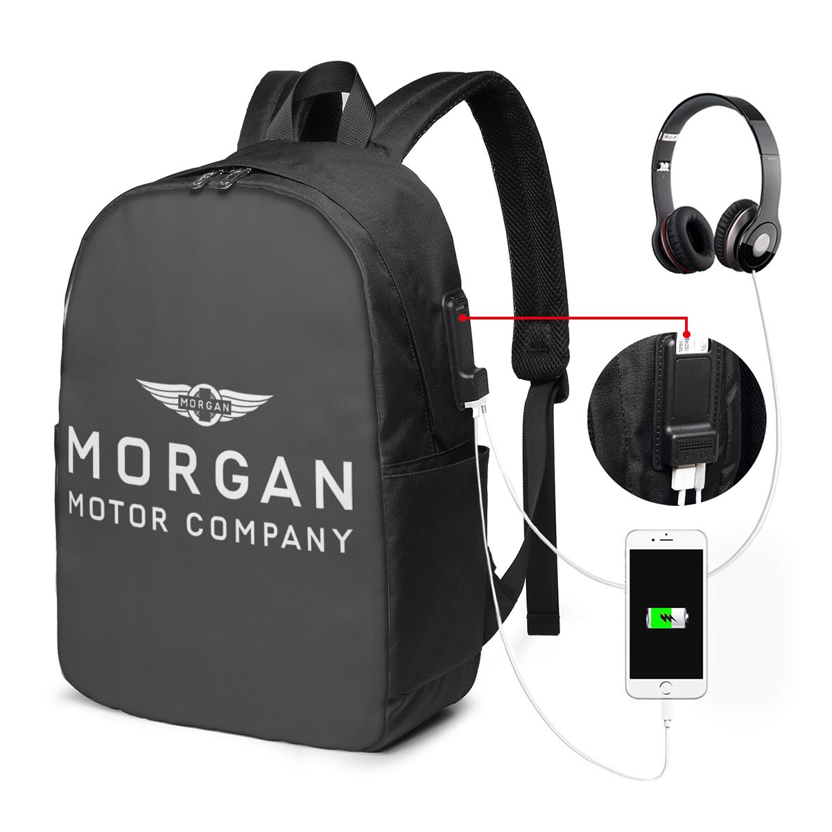 Morgan Motor Car Company Backp - Women Bags For Laptop 评论和价格