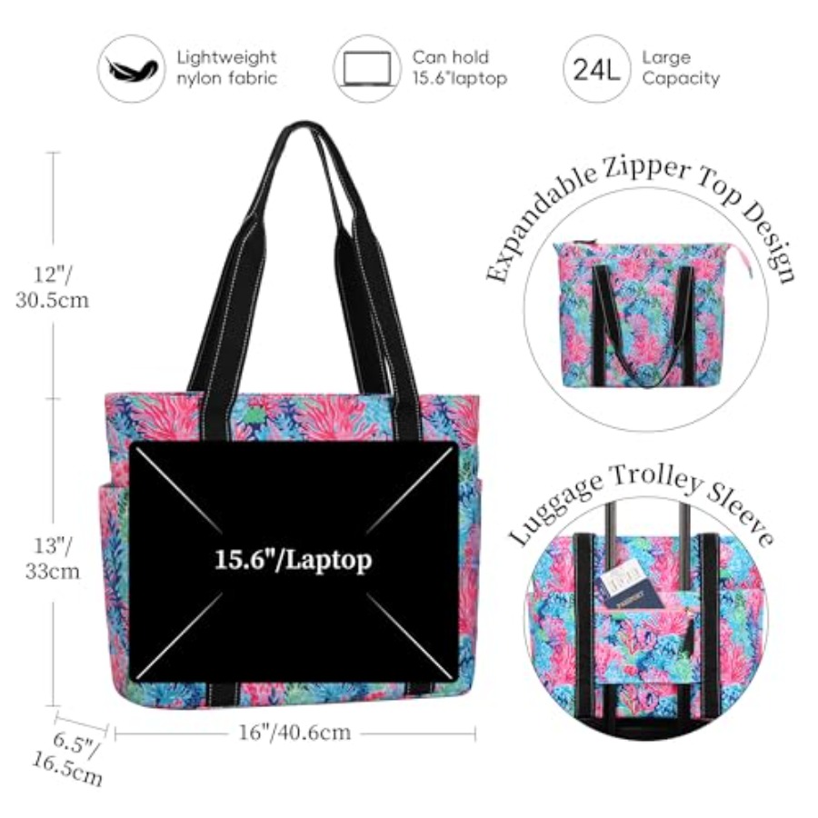 Tote Bag for Women with Laptop - Women Bags Work 评论和价格