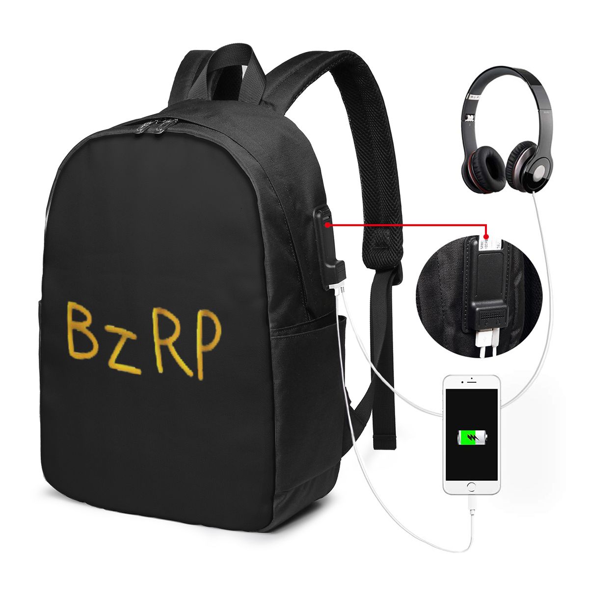 Bizarrap Cap (BZRP) Backpack T - Women Bags For Laptop 评论和价格