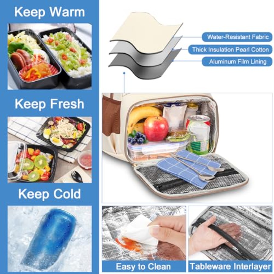 Backpack Lunch Bag for Women,  - Women Bags Work 评论和价格