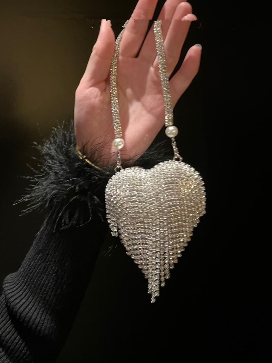 Luxury Small Bling Heart Shape - Women Bags Luxury 评论和价格