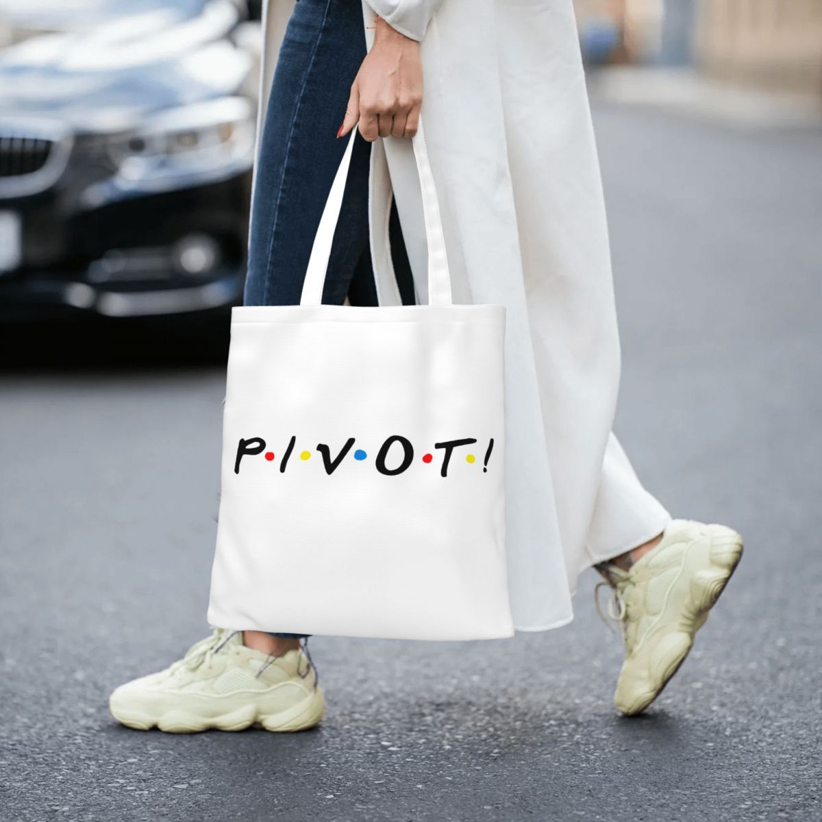 Friends Pivot Canvas Tote Hand - Women Bags Ross 评论和价格