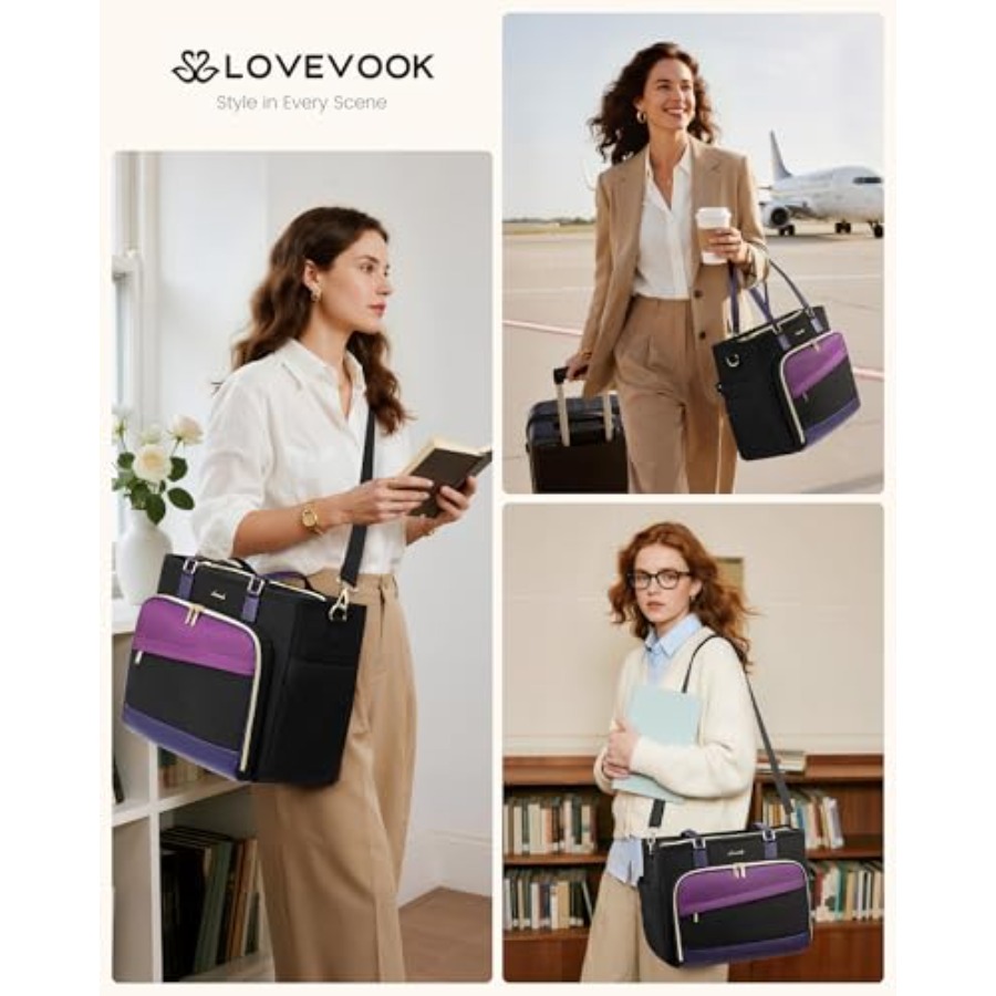 LOVEVOOK Teacher Tote Bag, Lap - Women Bags Work 评论和价格