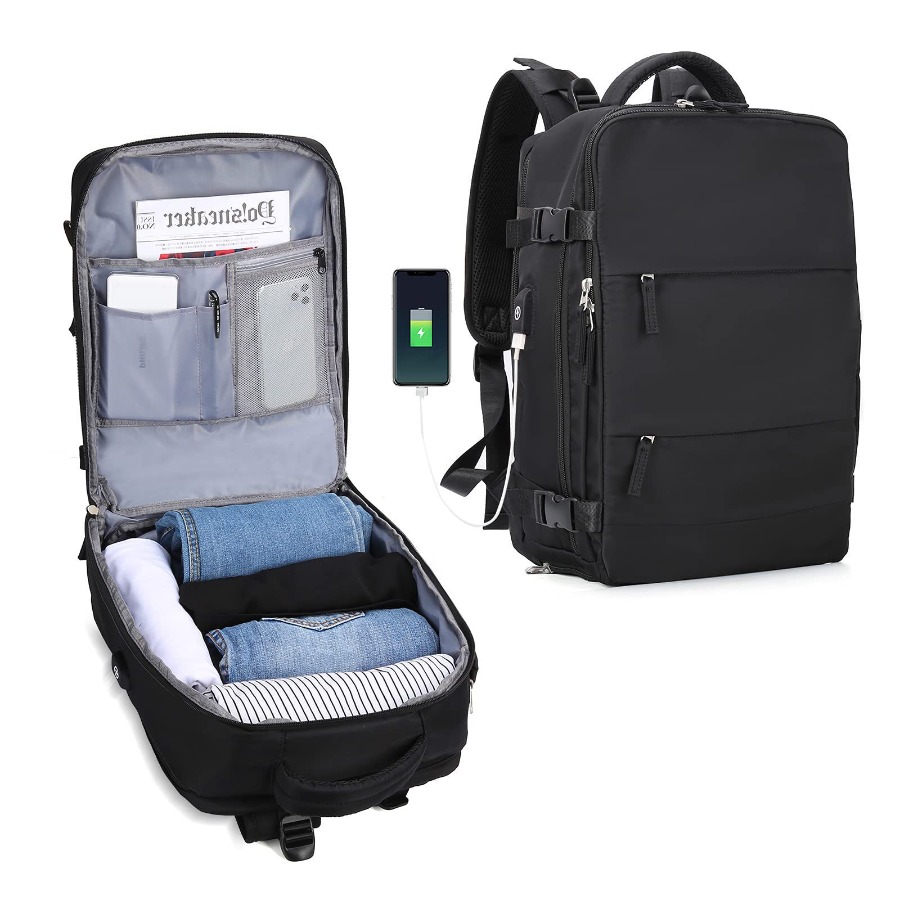 【New Arrival】Black Travel Back - Women Bags Work 评论和价格