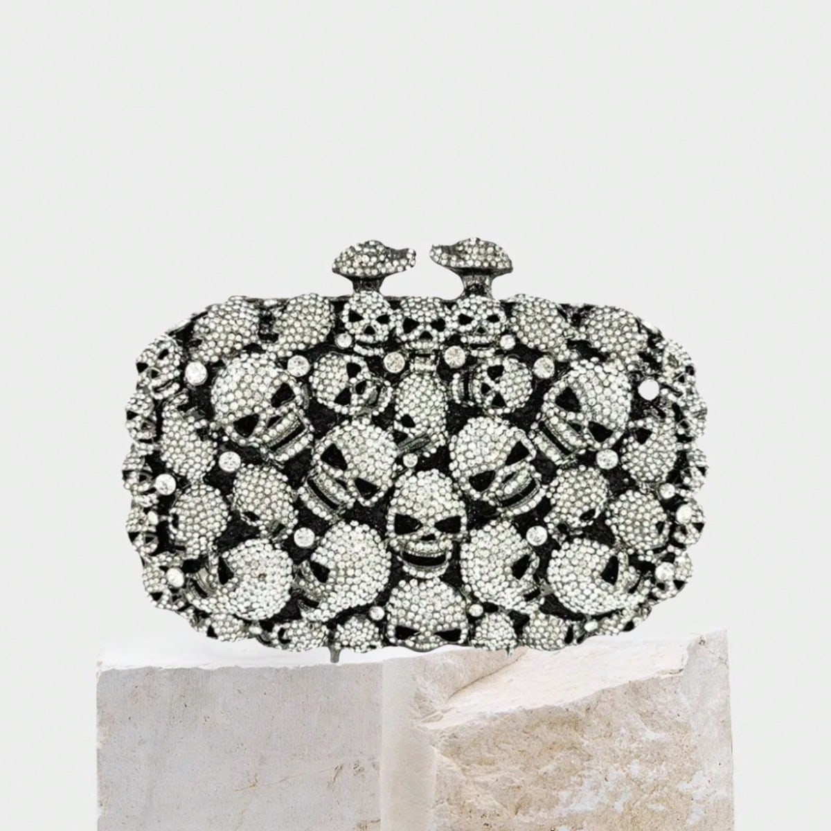 Women Unique Skulls Clutch Pur - Clutch Bag Evening 评论和价格