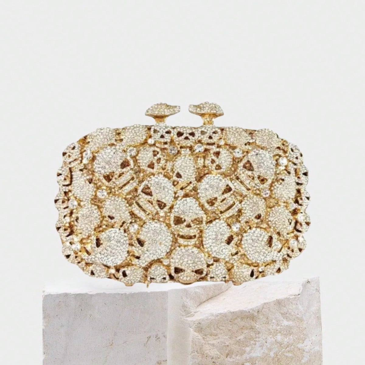 Women Unique Skulls Clutch Pur - Clutch Bag Evening 评论和价格