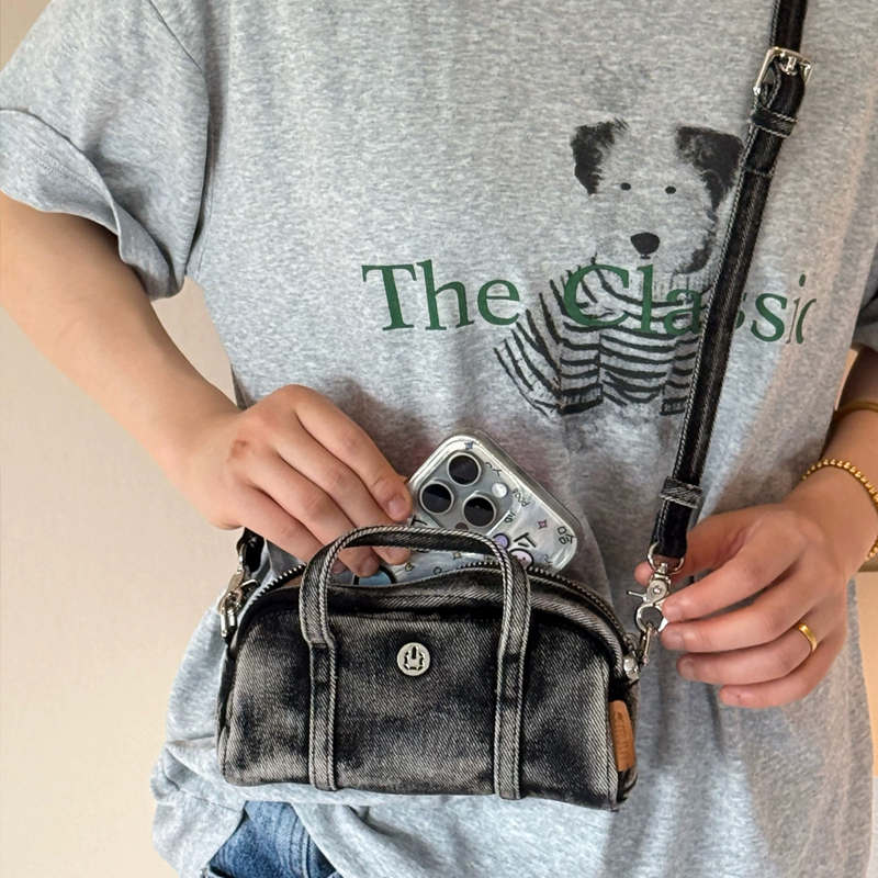 Korean Casual Mini Denim Box B - Women Bags Luxury 评论和价格