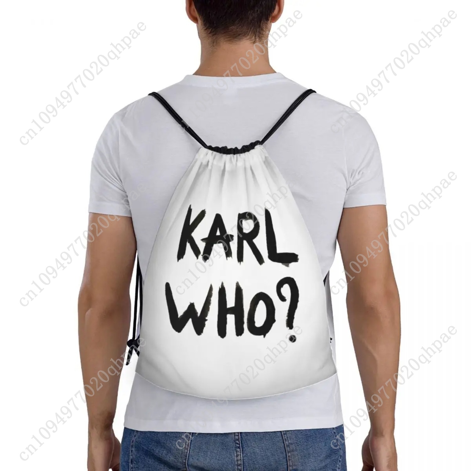 Custom Karl Who Drawstring Bag - Women'S Karl Bags 评论和价格
