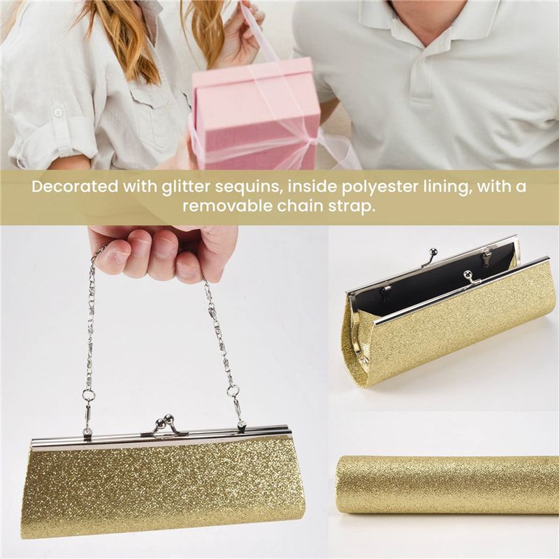 A18P-Women Glitter Clutch Purs - Clutch Bag Evening 评论和价格