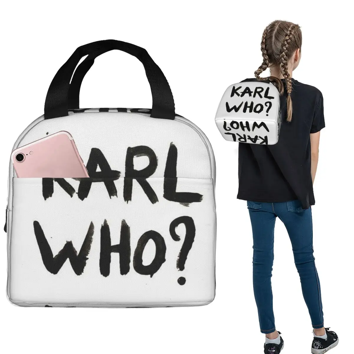 Karl Who Insulated Lunch Bag f - Women'S Karl Bags 评论和价格