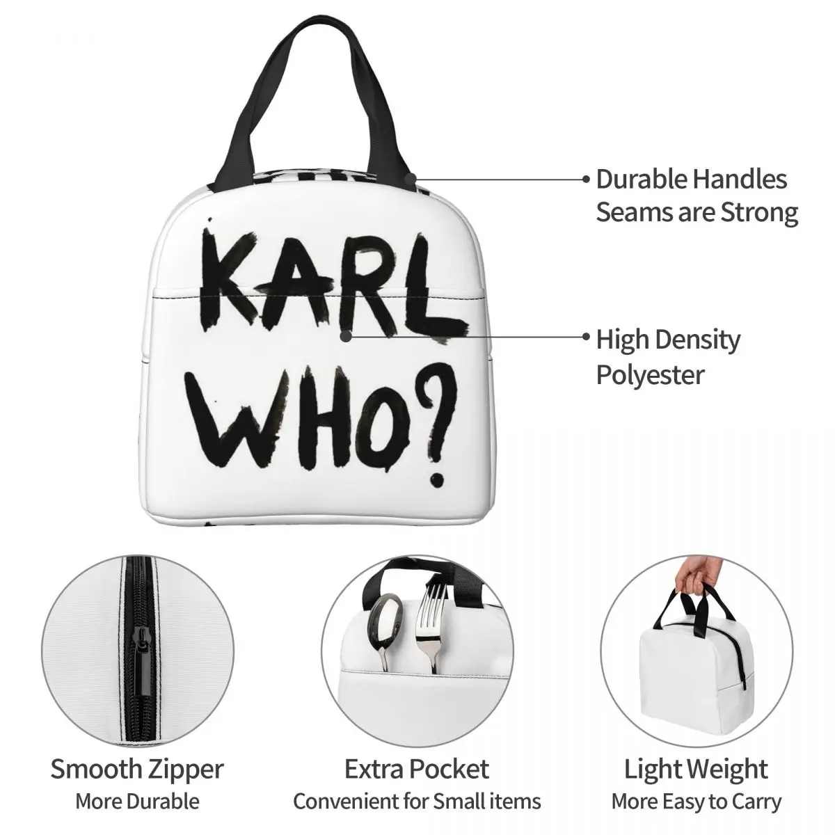 Karl Who Insulated Lunch Bag f - Women'S Karl Bags 评论和价格