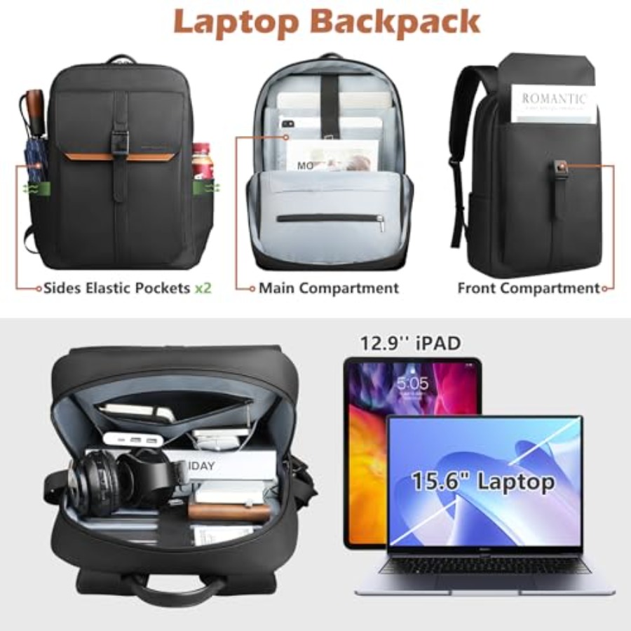Slim Laptop Backpack for Men W - Women Bags Work 评论和价格