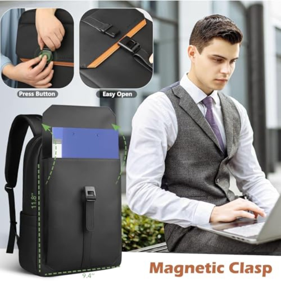 Slim Laptop Backpack for Men W - Women Bags Work 评论和价格