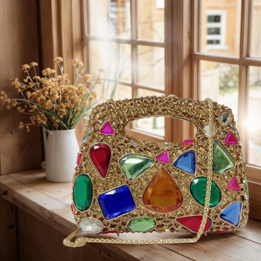Women Luxury Diamond Rhineston - Clutch Bag Evening 评论和价格
