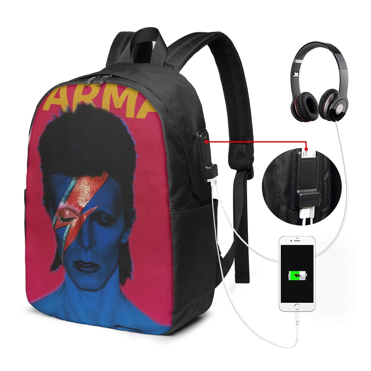 Davids Bowied Backpack Travel  - Women Bags For Laptop 评论和价格
