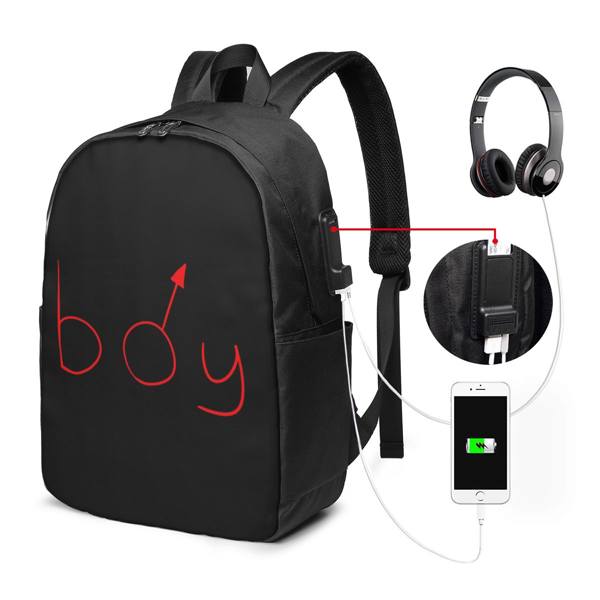 Boymoder Hat And Shirt Backpac - Women Bags For Laptop 评论和价格