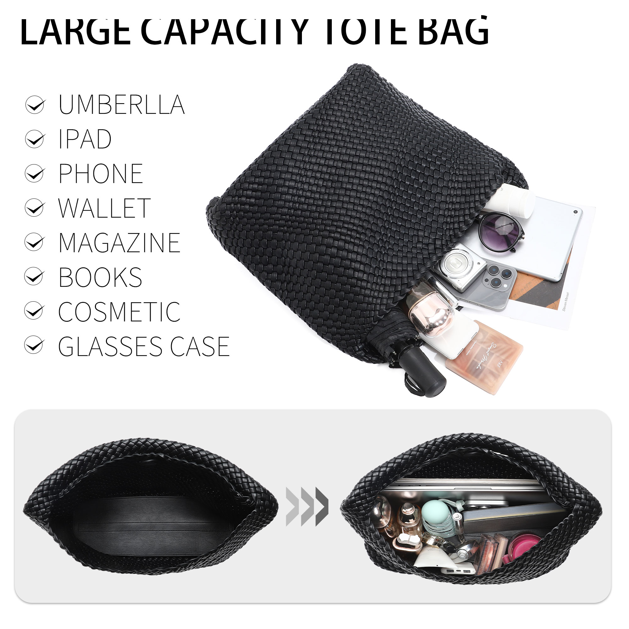 Large Woven Tote Bag for Women - Women Bags Aldo 评论和价格
