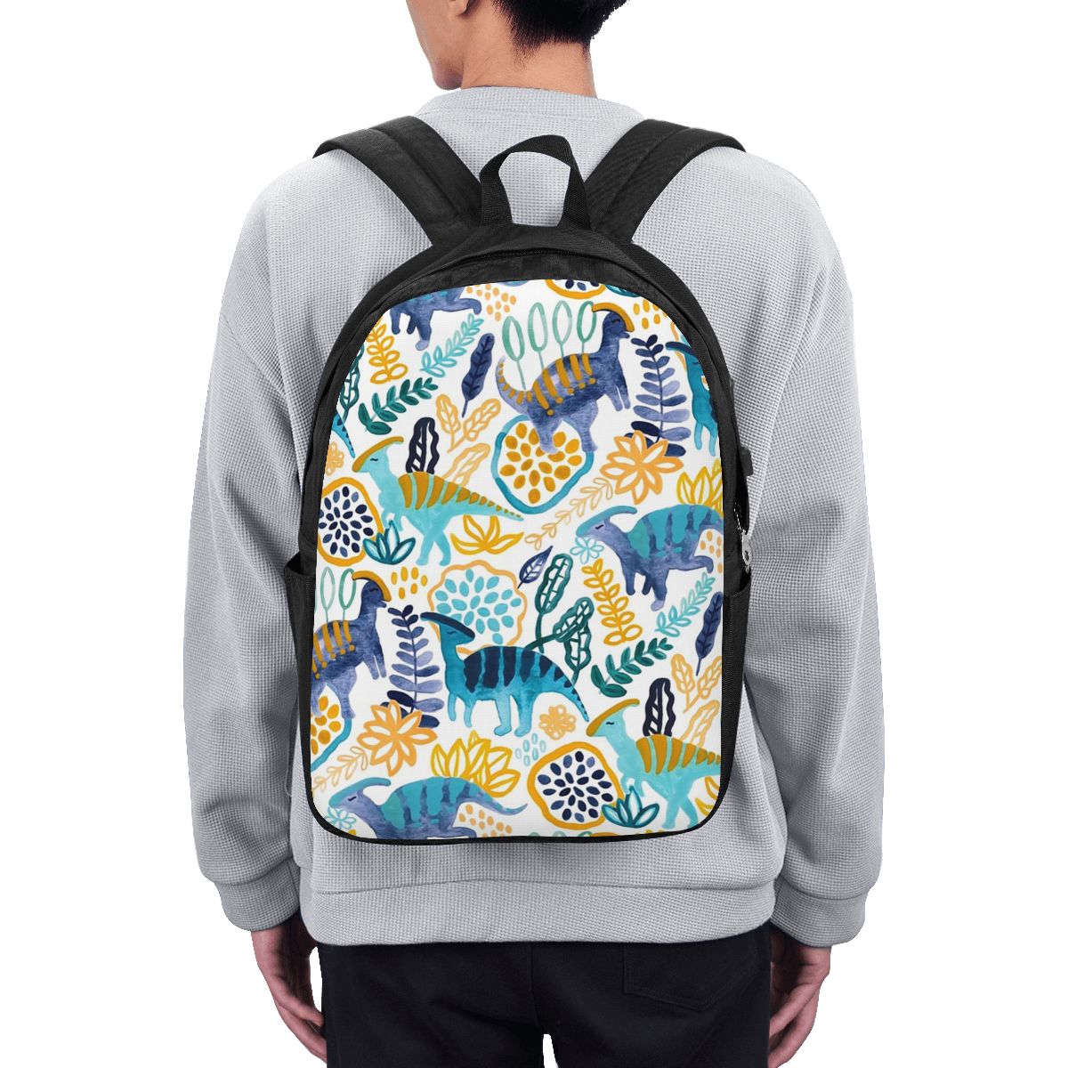 Gouache Parasaurolophuses Back - Women Bags For Laptop 评论和价格