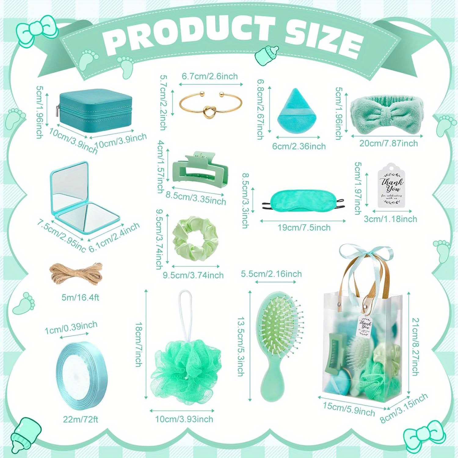 Shower Prizes for Winners Gift - Women Bags Winners 评论和价格