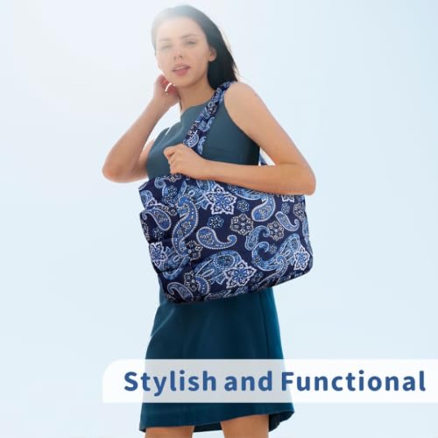 TOPDesign Puffer Tote Bag for  - Women Bags Work 评论和价格