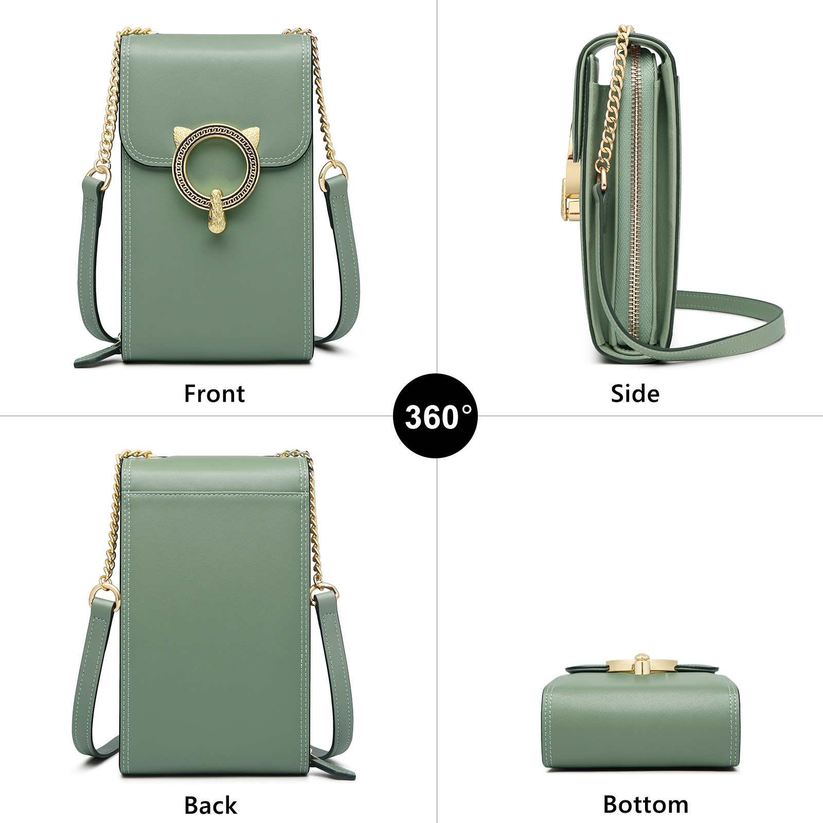 FOXER Brand Split Leather Cell - Women'S Bags Jacquemus 评论和价格